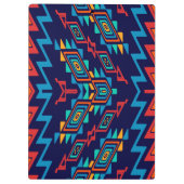 Vervormd, abstract ontwerp van vormen klembord (Achterkant)