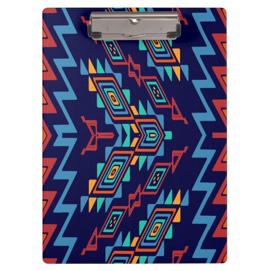 Vervormd, abstract ontwerp van vormen klembord (Voorkant)