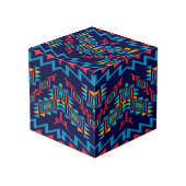 Vervormd, abstract ontwerp van vormen kubus (Achter hoekig)