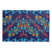 Vervormd, abstract ontwerp van vormen kussensloop (Achterkant)