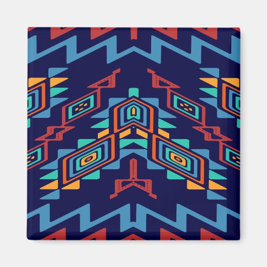 Vervormd, abstract ontwerp van vormen magneet (Voorkant)