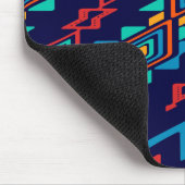 Vervormd, abstract ontwerp van vormen muismat (Hoek)