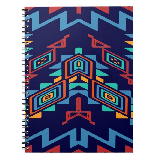 Vervormd, abstract ontwerp van vormen notitieboek (Voorkant)