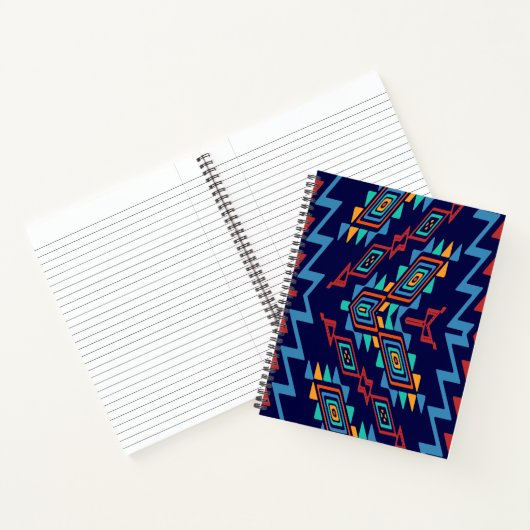 Vervormd, abstract ontwerp van vormen notitieboek (Binnen)