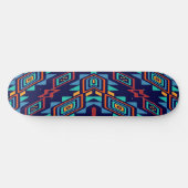 Vervormd, abstract ontwerp van vormen persoonlijk skateboard (Horizontaal)