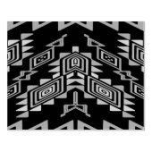 Vervormd, abstract ontwerp van vormen rubberstempel (Afrduk)