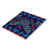 Vervormd, abstract ontwerp van vormen tegeltje (Zijkant)
