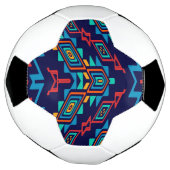 Vervormd, abstract ontwerp van vormen voetbal (Gedraaid)