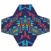 Vervormd, abstract ontwerp van vormen voetbal (Enkel)