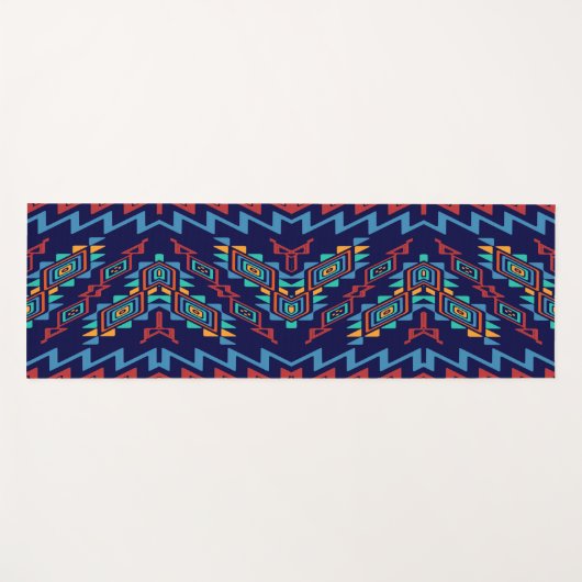 Vervormd, abstract ontwerp van vormen yogamat (Voorkant (horizontaal))