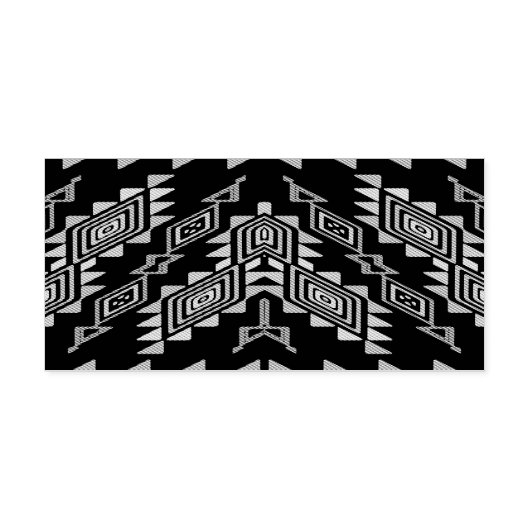 Vervormd, abstract ontwerp van vormen zelfinktende stempel (Design)