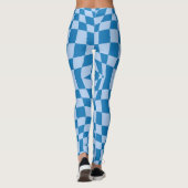 Vervormd gecontroleerd patroon leggings (Achterkant)