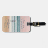 Vervormd in zijn Afbeelding Bijbel, meisje op stra Bagagelabel