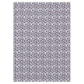 Vervormd muzieknoten & harten patroon tafelkleed (Voorkant)