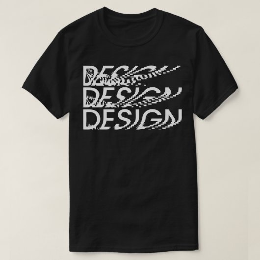 vervormd pixelontwerp t-shirt (Design voorkant)