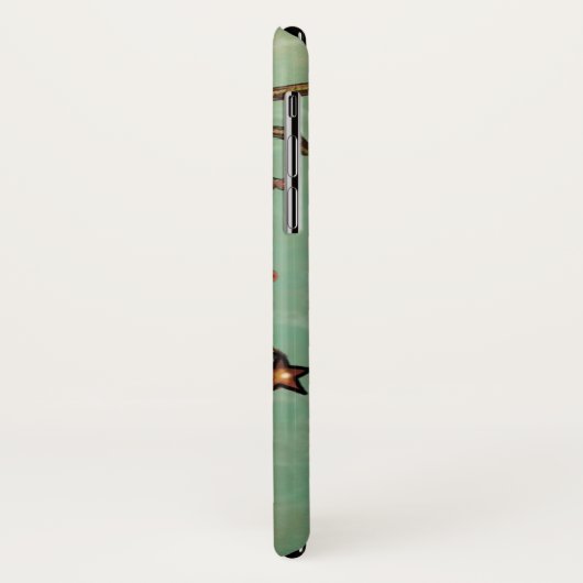  vervormd tinventiel met hartstructuur Case-Mate iPhone case (Achterkant/links)