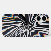 Vervormde Lijnkunst Prismatische Glitch Case-Mate iPhone Case (Achterkant (horizontaal))