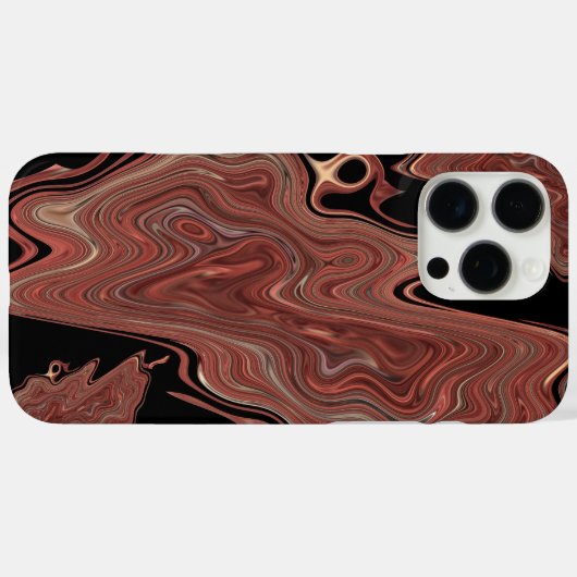 vervormde pastei Case-Mate iPhone case (Achterkant (horizontaal))