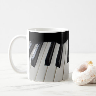 Vervormde pianotoetsen Twee Toon Mok