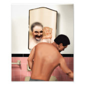 Vervormde reflecties foto afdruk (Voorkant)