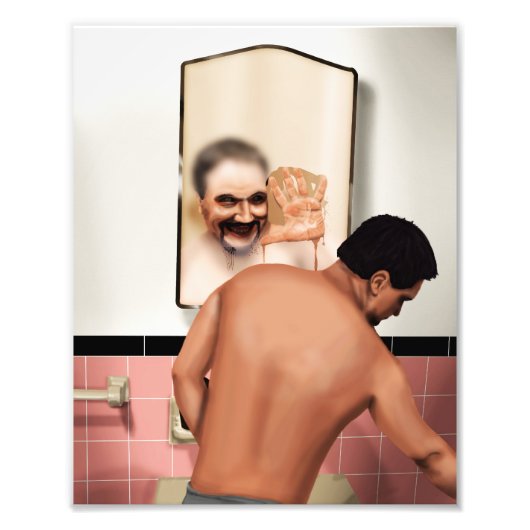 Vervormde reflecties foto afdruk (Voorkant)