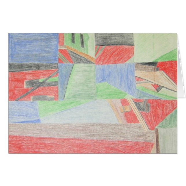 Vervormde scènekaart (Voorkant Horizontaal)