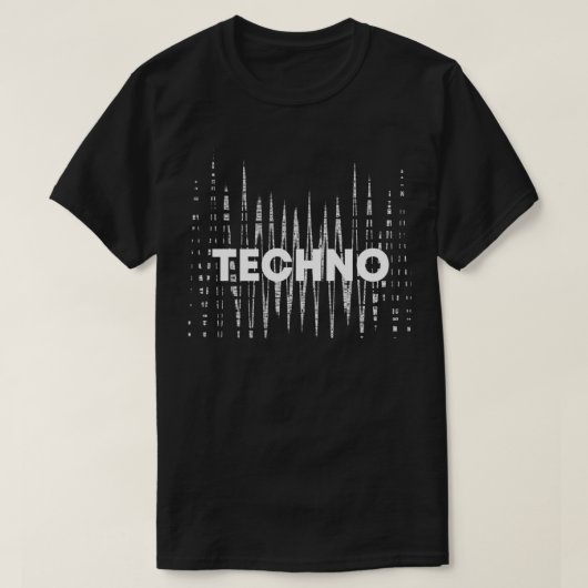 Vervormde techniek t-shirt (Design voorkant)