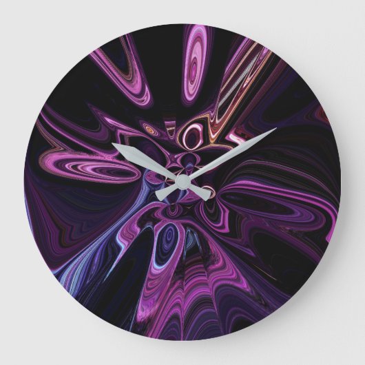 Vervormde tijd Paarse kunst Grote Klok (Voorkant)
