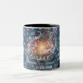 Vervormde UNIVERS Tweekleurige Koffiemok (Center)