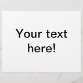 Vervormde vormen abstract ontwerp flyer (Achterkant)