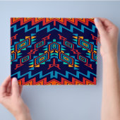 Vervormde vormen abstract ontwerp flyer (Hand)