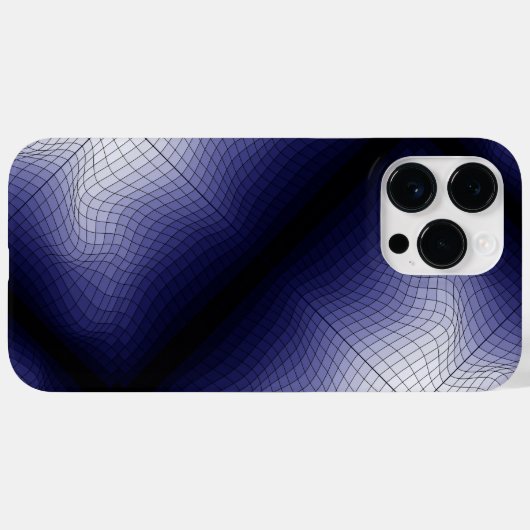 Vervorming draadloos.C01.GBluex4 Case-Mate iPhone Case (Achterkant (horizontaal))