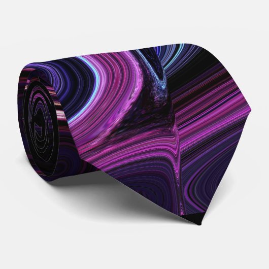 Vervorming Vier Licht Ontwerp Stropdas (Opgerold)