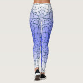 Vervorming Wireframe.C01.GBluex4.NBG Leggings (Achterkant)