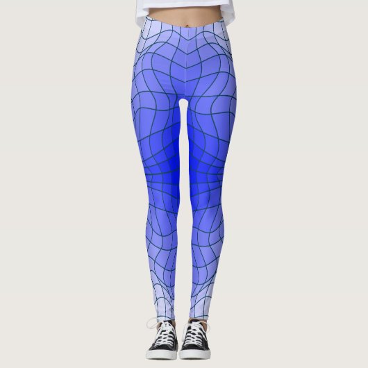 Vervorming Wireframe.C01.GBluex4.NBG Leggings (Voorkant)