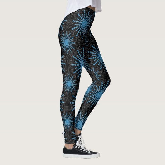 Vervormingscirkels 03.b Black BG Leggings (Rechts)