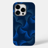 Vervormingstwist patroon DBlue BG Case-Mate iPhone Case (Achterkant)