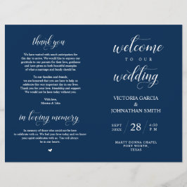 Vervouwbaar Welkom bij onze huwelijksceremonie