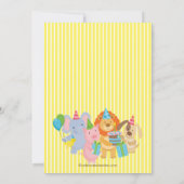 Vervroegde feestdagen voor dieren kaart (Achterkant)