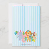 Vervroegde feestdagen voor dieren kaart (Achterkant)