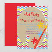 Vervroegde feestdagen voor kunstschilderingen kaart (Voorkant / Achterkant)