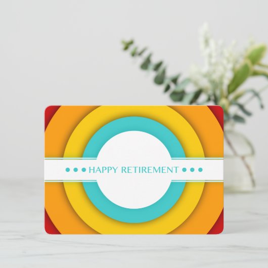 vervroegde pensionering kaart (Staand voorkant)