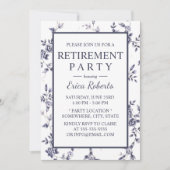 vervroegde pensionering van Porcelain Blue en Whi Kaart (Voorkant)