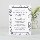 vervroegde pensionering van Porcelain Blue en Whi Kaart (Staand voorkant)