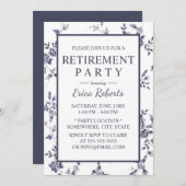  vervroegde pensionering van Porcelain Blue en Whi Kaart (Voorkant / Achterkant)