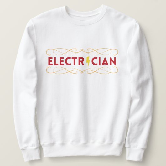 vervroegde uittreding elektricien rood trui (Design voorkant)