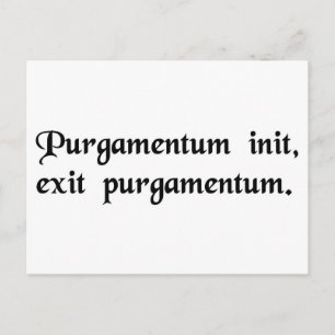 Vervuil in, vuilnis uit. briefkaart