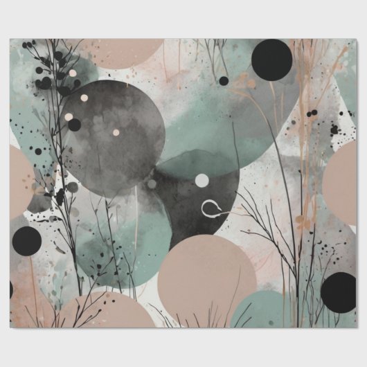 Vervuild Aquarel Cadeaupapier (Vlak)