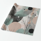 Vervuild Aquarel  Cadeaupapier (Uitgerold)