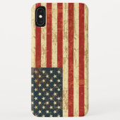 Vervuilde Amerikaanse vlag Case-Mate iPhone Case (Achterkant)
